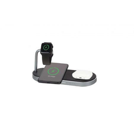Revolutionize Your Charging Experience with Verbatim WCS-03 Aluminium 3-in-1 Qi Wireless Charger - Model 49557